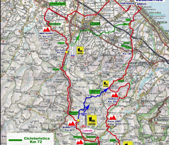 “Sulle Strade Della Nove Colli”: Una Cicloturistica Durante Il Giro D’Italia Di Ottobre Per Assaporare I Tratti Più Belli Della Granfondo Più Famosa D’Europa