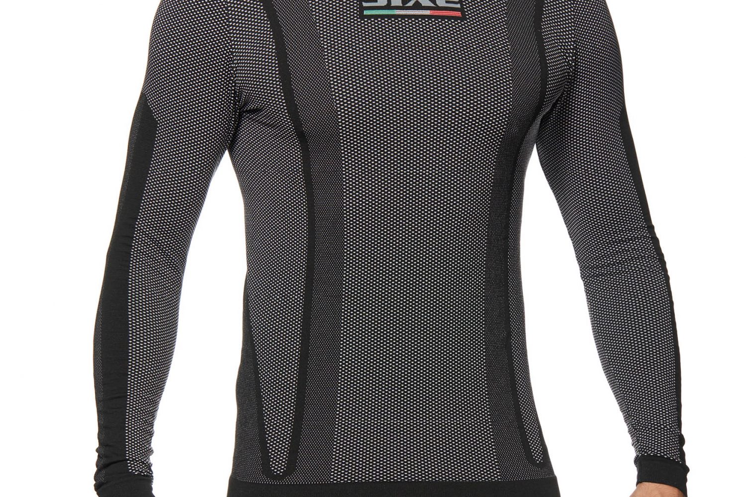 Leggins SIX2 Windshell Underwear Black Carbon - Intimo Tecnico Unisex | Calzamaglia Termica Antivento - Foto 10