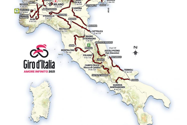 Torna Il Giro D’Italia #InEmiliaRomagna Con Quattro Tappe Nel Segno Di Dante Alighieri