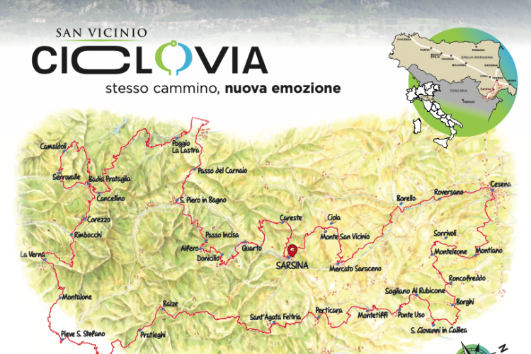 Inaugurata La Ciclovia Di San Vicinio: Un Emozionante Anello Di 325 Km Nell’Appennino Tosco Romagnolo