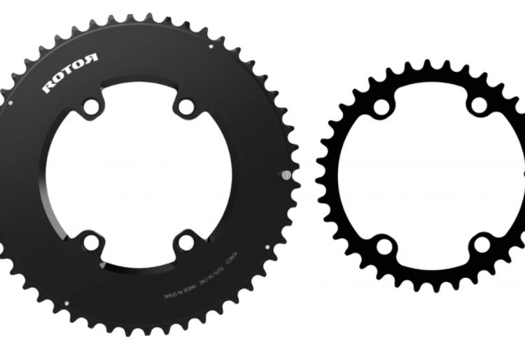 Rotor Presenta Le Nuove Corone Ovali  Q RINGS® Compatibili Con I Gruppi SRAM AXS® E SHIMANO GRX®