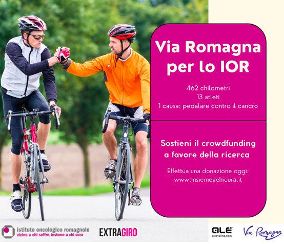 Via Romagna Per Lo IOR: 13 Protagonisti Del Ciclismo Romagnolo In Sella Da Comacchio A Misano Adriatico Per Aiutare La Ricerca