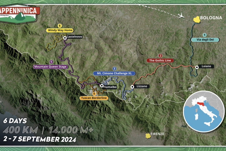 Ecco Il Percorso Di Appenninica MTB Stage Race: Edizione 2024 Con Via Da Bologna E 14mila Metri Di Dislivello!